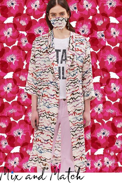 JEUNE FILLE - DUSTER + TSHIRT + KTIMASK