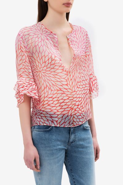 Hoovela - Shirt with corolla sleeve