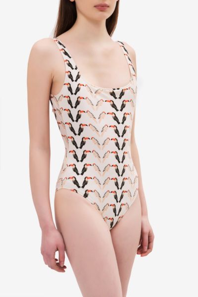Clara - one piece swimsuit in Tucano pattern